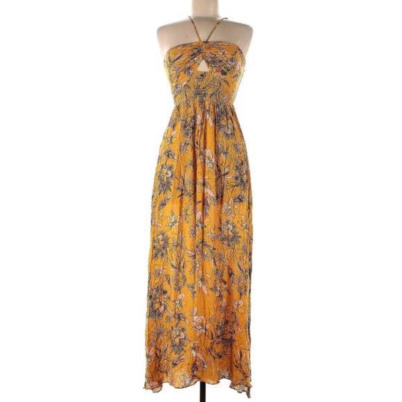 Free People Medium Retro Floral Dress - Picture 1 of 6
